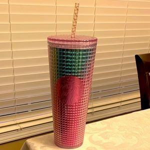 New Starbucks Grid Ombré Tumbler